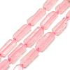 Natural Rose Quartz Beads Strands G-R422-09-1