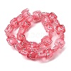 Transparent Glass Beads Strands LAMP-L078-010C-1