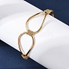 304 Stainless Steel Cuff Bangles for Women BJEW-S162-02G-3