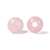 Natural Rose Quartz European Beads G-Q602-09C-01-2