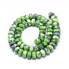 Synthetic Ocean White Jade Beads Strands LS-G-S257-5x10mm-11-2
