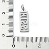 Non-Tarnish 304 Stainless Steel Pendants STAS-C097-64P-3