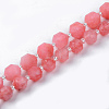 Natural Rhodochrosite Beads Strands G-R482-05-10mm-3