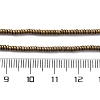 Electroplated Non-magnetic Hematite Beads Strands G-P571-A01-01H-4