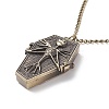 Retro Alloy Skull Pendant Pocket Watches WACH-H016-11AB-2