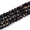Baking Paint Glass Beads Strands DGLA-N010-6mm-M-2