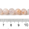 Dyed & Heated Natural Banded Agate Beads Strands G-P539-F01-03-5