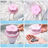 HOBBIESAY 10Pcs 2 Colors Reusable Polyester Plastic Lint Catcher for Laundry FIND-HY0002-64-5