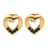 304 Stainless Steel Stud Earrings EJEW-F361-04G-2