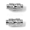 Tarnish Resistant 304 Stainless Steel Magnetic Clasps with Glue-in Ends X-STAS-E049-7-2