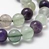 Natural Fluorite Bead Strands G-D840-56-8mm-AB+-3