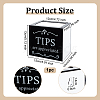 Acrylic Donate Tips Storage Boxes CON-WH0095-153-2