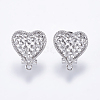 Alloy Stud Earring Findings PALLOY-F201-19-2