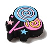 Birthday Theme Silicone Beads SIL-S006-03E-2