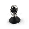 Natural Black Agate Rotatable Merkaba Star Figurines PW-WG54158-05-1