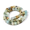 Natural Flower Amazonite Beads Strands G-T139-8x8-31A-2