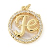 Brass Micro Pave Cubic Zirconia Pendants KK-K298-29A-G-1