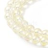 Transparent Electroplate Glass Beads Strands GLAA-T032-T4mm-C02-3