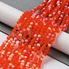 Transparent Glass Beads Strands EGLA-A034-T4mm-MB25-2