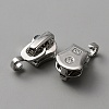 Alloy Replacement Zipper Sliders FIND-WH0111-250P-1