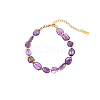 Elegant Natural Amethyst Bracelets for Women PA6706-3-1