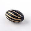 Oval Plating Acrylic Beads LS-X-PACR-Q102-128B-2
