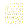 3D Gold Stamping Nail Decals Stickers MRMJ-R090-56-DP3196-1