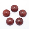 Natural Red Jasper Cabochons G-P393-R44-6MM-1