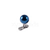 Stainless Steel Round Ball Dermal Anchor Base/Top for Women Men WGB1D88-08-1