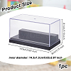 Transparent Acrylic Toys Action Figures Display Boxs ODIS-WH0030-76-2