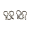 Non-Tarnish 304 Stainless Steel S-Hook Clasps STAS-U007-19A-P-1