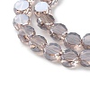 Electroplate Glass Beads Strands EGLA-C010-01A-PL04-3