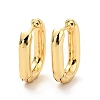Brass Oval Hoop Earrings for Women X-EJEW-G297-24G-1