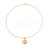 Brass Charm Bangles BJEW-Q350-04B-G-1