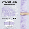 10 Yards Polyester Lace Ribbon OCOR-GF0006-25D-2