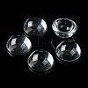 Transparent Half Round Glass Cabochons LS-X-GGLA-R027-30mm-6