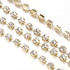 Brass Rhinestone Strass Chains CHC-T002-SS14-01C-3