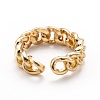 Brass Micro Pave Clear Cubic Zirconia Cuff Rings RJEW-I077-01G-4