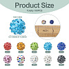  100Pcs 10 Colors Rhinestone Pave Disco Ball Beads RB-TA0001-11A-4