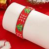 Christmas Tree Glass Seed Bead Loom Pattern Braided Bead Bracelets for Men and Women OF8093-1