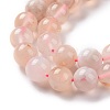 Natural Cherry Blossom Agate Beads Strands G-K310-C07-9mm-3