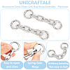 Aluminum Cross Chain Link Bag Strap Extender FIND-WH0418-79P-4