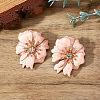 Iron Flower Stud Earrings XB2755-2-1