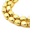 Electroplate Glass Beads Strands EGLA-F166-02B-G-3