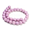 Baking Paint Glass Beads Strands GL-CBA8F4B-02F-3