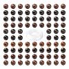 100Pcs 8mm Natural Polychrome Jasper/Picasso Stone/Picasso Jasper Beads DIY-LS0002-29-2