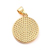 Brass Enamel Pendants KK-P209-03G-11-RS-4