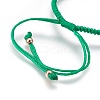 Nylon Cord Braided Bead Bracelets Making BJEW-F360-FRG13-3