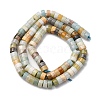Natural Flower Amazonite Beads Strands G-Z006-C49-3