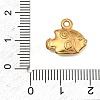Ocean Theme 304 Stainless Steel Charms LS-STAS-I356-03G-01-3